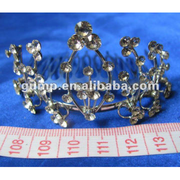 Diamante nupcial tiara peine (GWST12-084)